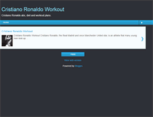 Tablet Screenshot of cristianoronaldoworkout.blogspot.com