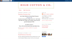 Desktop Screenshot of highcottonco.blogspot.com