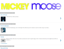 Tablet Screenshot of mickeythemoose.blogspot.com