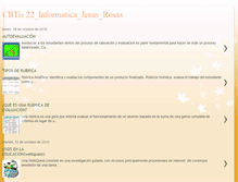 Tablet Screenshot of cbtis22informaticajesusrosas.blogspot.com