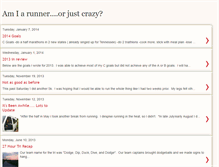 Tablet Screenshot of amiarunnerorjustcrazy.blogspot.com