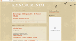 Desktop Screenshot of gimnasiodelamente.blogspot.com