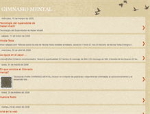 Tablet Screenshot of gimnasiodelamente.blogspot.com