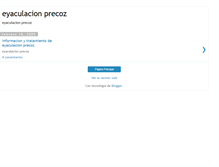 Tablet Screenshot of eyaculacionprecoz.blogspot.com
