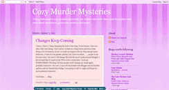 Desktop Screenshot of cozymurdermysteries.blogspot.com