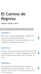 Mobile Screenshot of elcaminoderegresomaytegordocano.blogspot.com
