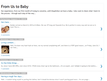 Tablet Screenshot of fromustobaby.blogspot.com