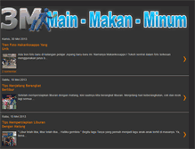 Tablet Screenshot of mainmakanminum.blogspot.com