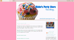 Desktop Screenshot of blakespartystore.blogspot.com