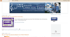 Desktop Screenshot of chrisvontrapp.blogspot.com