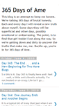 Mobile Screenshot of 365daysofame.blogspot.com