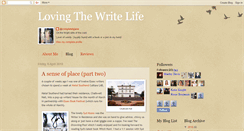 Desktop Screenshot of loving-the-write-life.blogspot.com