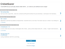 Tablet Screenshot of ecricket.blogspot.com