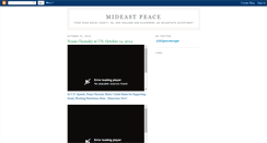 Desktop Screenshot of mideastpeacemonger.blogspot.com