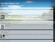 Tablet Screenshot of mapletreemontessori.blogspot.com