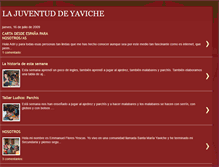 Tablet Screenshot of lajuventudyaviche.blogspot.com