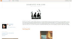 Desktop Screenshot of alearninglifestyle.blogspot.com
