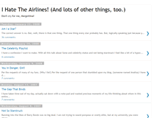 Tablet Screenshot of ihatetheairlines.blogspot.com