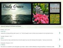 Tablet Screenshot of dailygracedevotion.blogspot.com