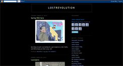 Desktop Screenshot of lostrevolution.blogspot.com