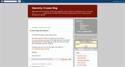 Desktop Screenshot of heavenlycrosses.blogspot.com