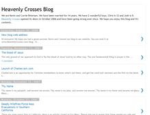 Tablet Screenshot of heavenlycrosses.blogspot.com