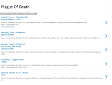 Tablet Screenshot of plague-of-death.blogspot.com
