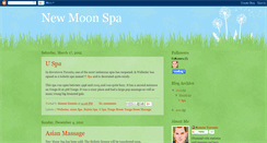 Desktop Screenshot of new-moon-spa.blogspot.com