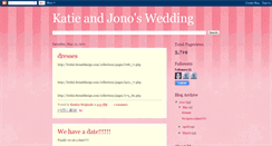 Desktop Screenshot of katieandjonowedding.blogspot.com