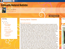 Tablet Screenshot of ezihealthnaturalholistic.blogspot.com