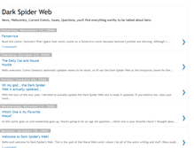 Tablet Screenshot of darkspiderweb.blogspot.com