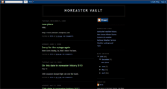 Desktop Screenshot of noreastervault.blogspot.com