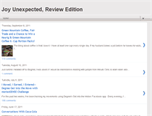 Tablet Screenshot of joyunexpectedreviews.blogspot.com