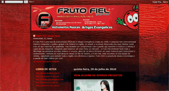 Desktop Screenshot of frutofielgospelmusic.blogspot.com