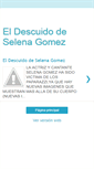 Mobile Screenshot of elldescuidodeselenagomez.blogspot.com