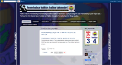 Desktop Screenshot of fenerbahce-halktir.blogspot.com