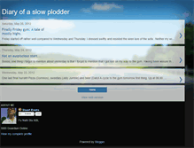 Tablet Screenshot of diaryofaslowplodder.blogspot.com