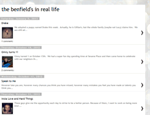 Tablet Screenshot of benfieldfamilyblog.blogspot.com