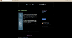 Desktop Screenshot of casaarteydiseno.blogspot.com