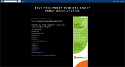 Desktop Screenshot of ip-proxy.blogspot.com