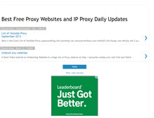 Tablet Screenshot of ip-proxy.blogspot.com