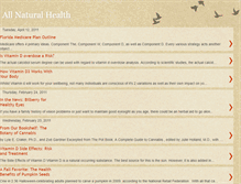 Tablet Screenshot of naturalhealthzine.blogspot.com