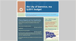 Desktop Screenshot of citybudget2011.blogspot.com