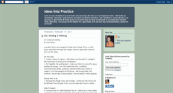 Desktop Screenshot of ideasintopractice.blogspot.com