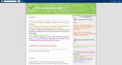 Desktop Screenshot of edparvulosucsc09.blogspot.com