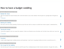 Tablet Screenshot of howtohaveaweddingonabudget.blogspot.com