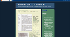Desktop Screenshot of nodishonestyorlies.blogspot.com