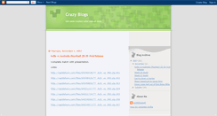 Desktop Screenshot of crazybloggerpuli.blogspot.com