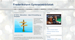 Desktop Screenshot of frederikshavngymnasiebibliotek.blogspot.com
