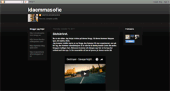Desktop Screenshot of idaemmasofie.blogspot.com